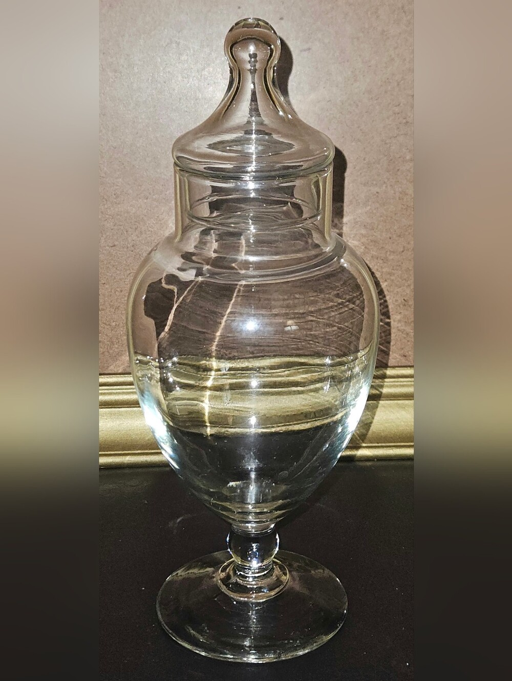 Clear Glass Apothecary Jar with Lid - Home Accents